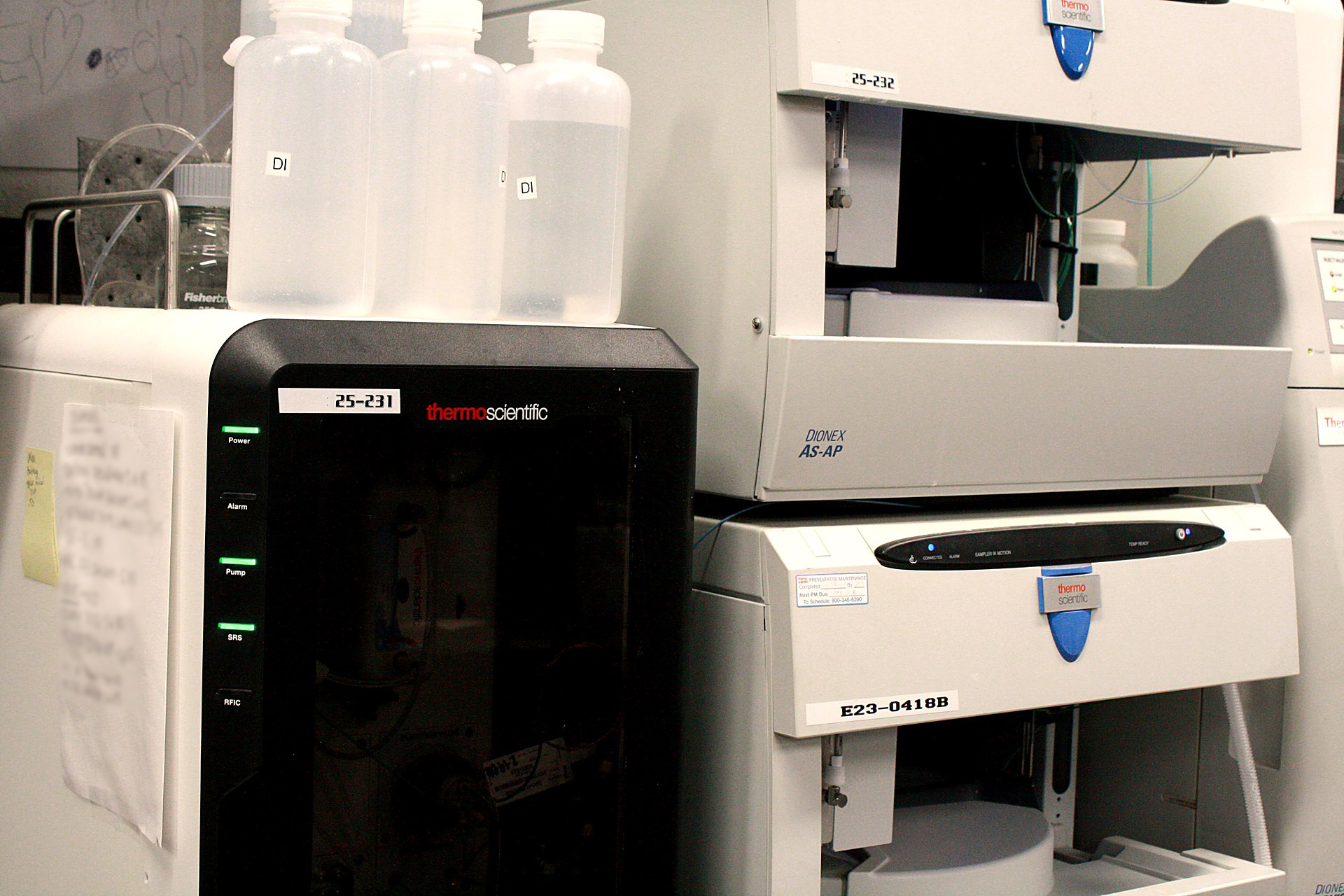 Ion chromatography setup for PFAS testing